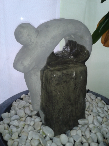 Der Denker - Abstrakte Skulptur - Brunnenstein