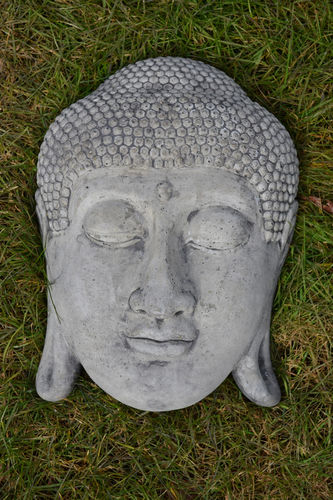 Buddhakopf Wandrelief